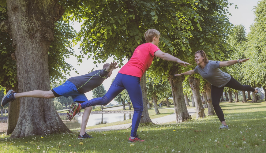 Hold træning i Hillerød i naturen 